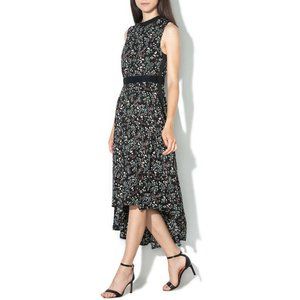 Frarley Hazel Print Dip Hem Midi Dress